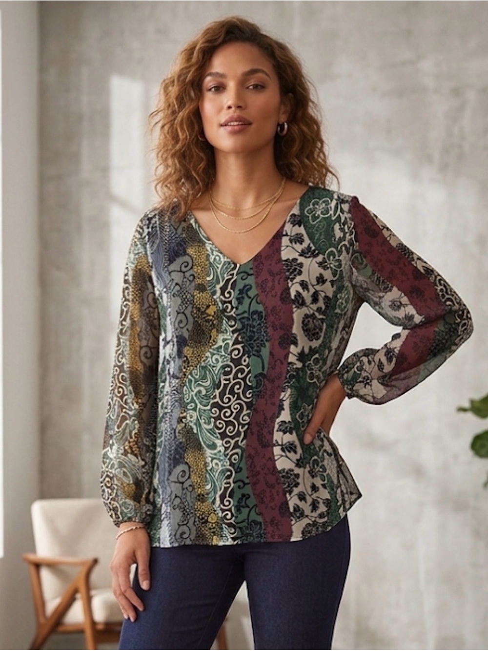 *****JUST Arrived!!! Silk Blouse Made in Italy